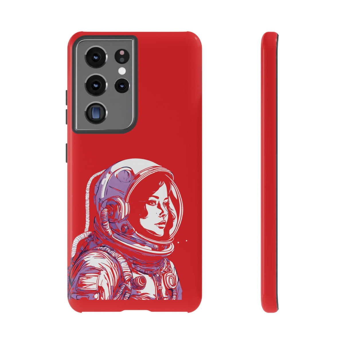 Duotone SpaceGirl SpaceArt Tough Samsung Galaxy Mobile Cases