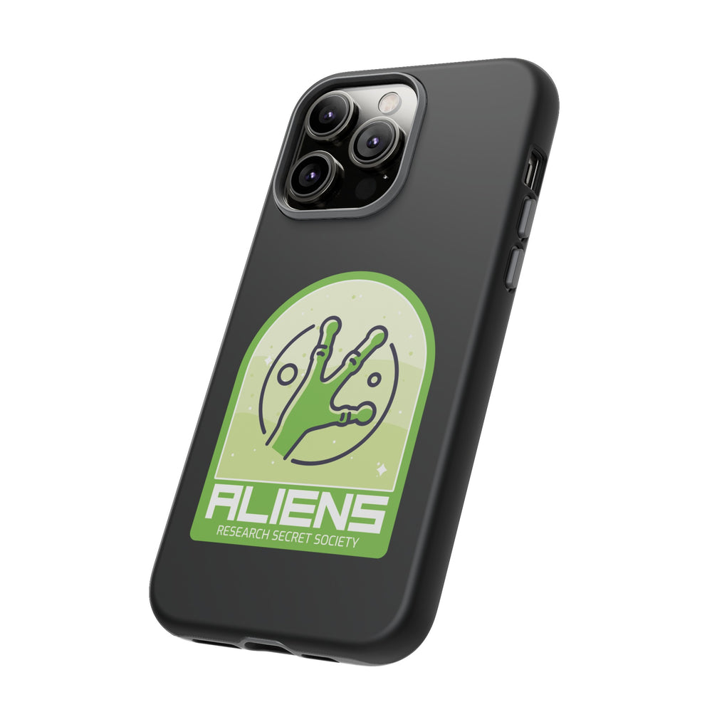 Aliens Research Secret Society UFO Sci-Fi iPhone Mobile Case