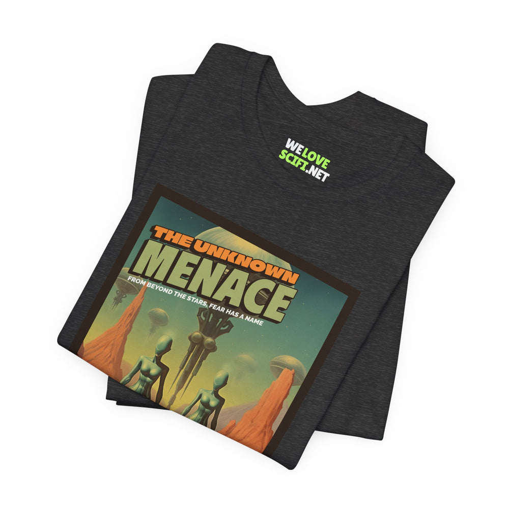 The Unknown Menace Retro Sci-Fi T-Shirt-welovescifi.net