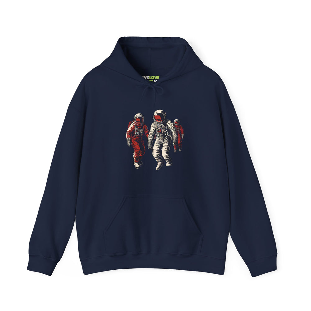 Astronauts in Red Sci-Fi Hoodie-welovescifi.net