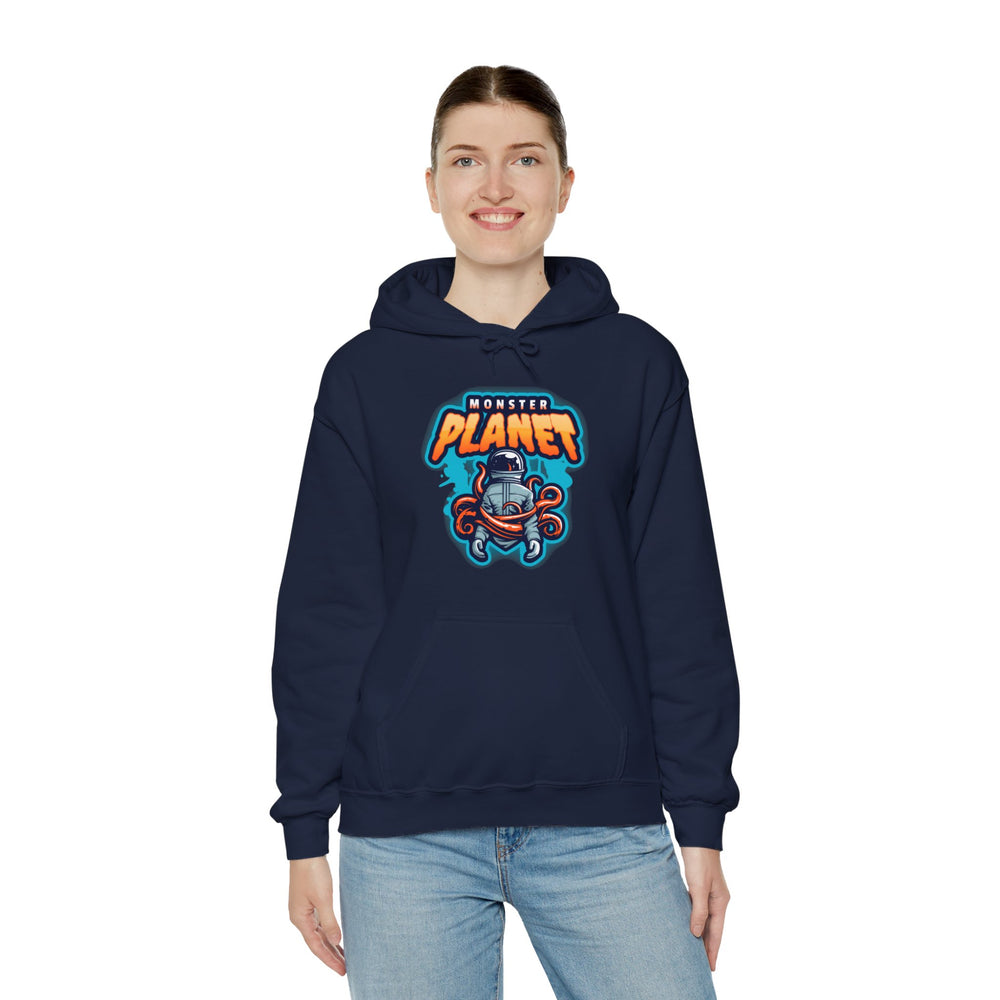 Monster Planet Hoodie - Astronaut Sci-Fi Hoodie WeLoveSciFi