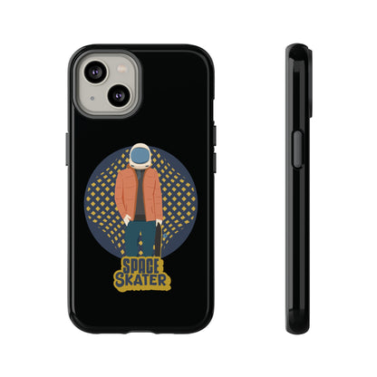 Space Skater Astronaut Sci-Fi Tough iPhone Mobile Cases