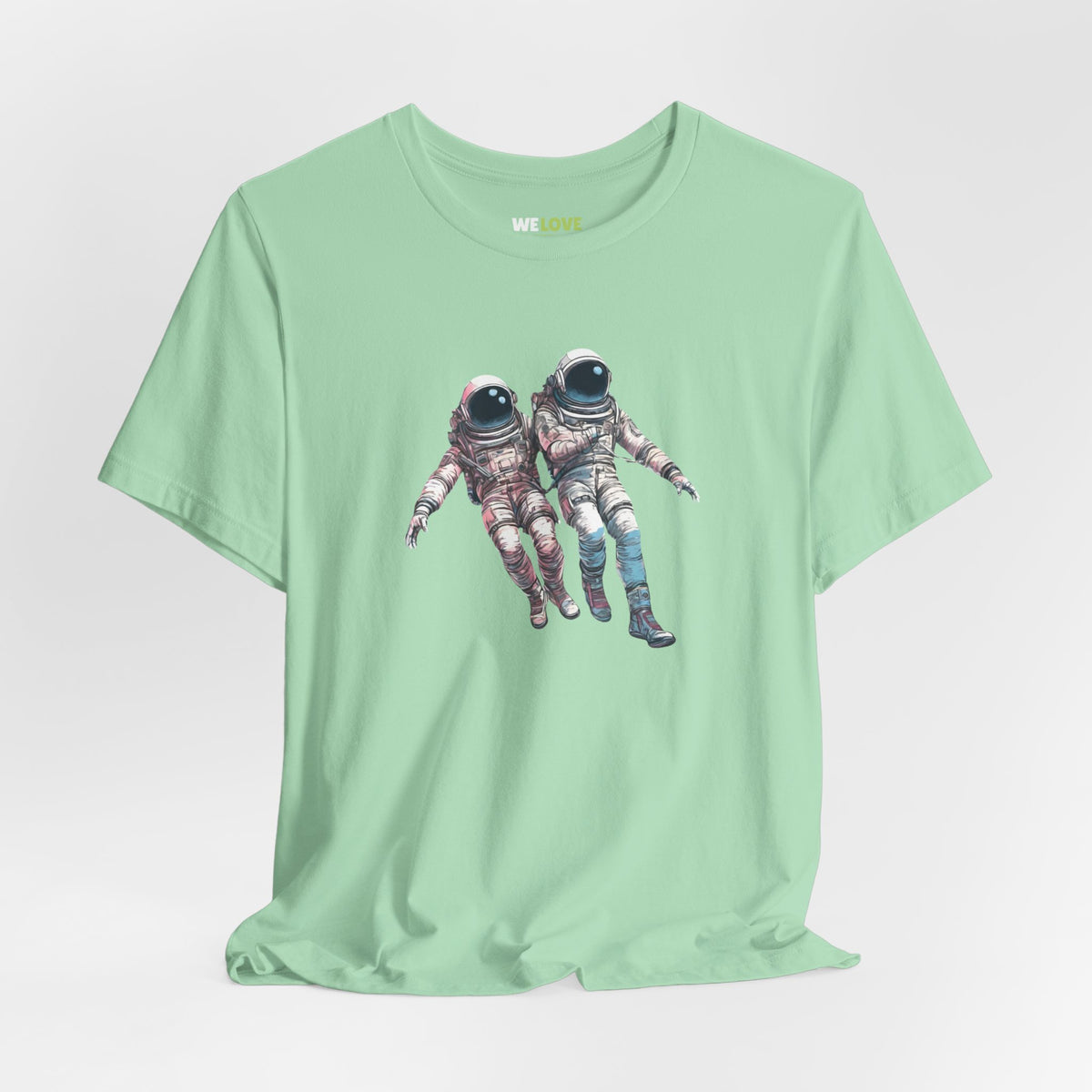 We're Floating As One Astronaut Sci-Fi T-Shirt-welovescifi.net