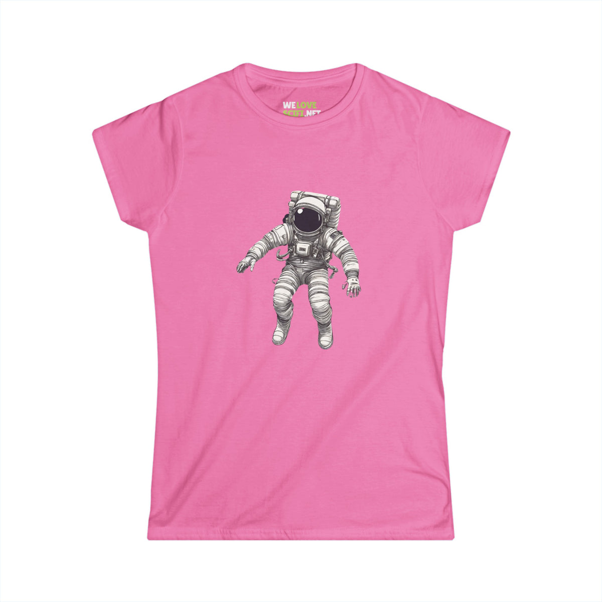 Galaxies with 'In Between Galaxies' Astronaut Women's Tee