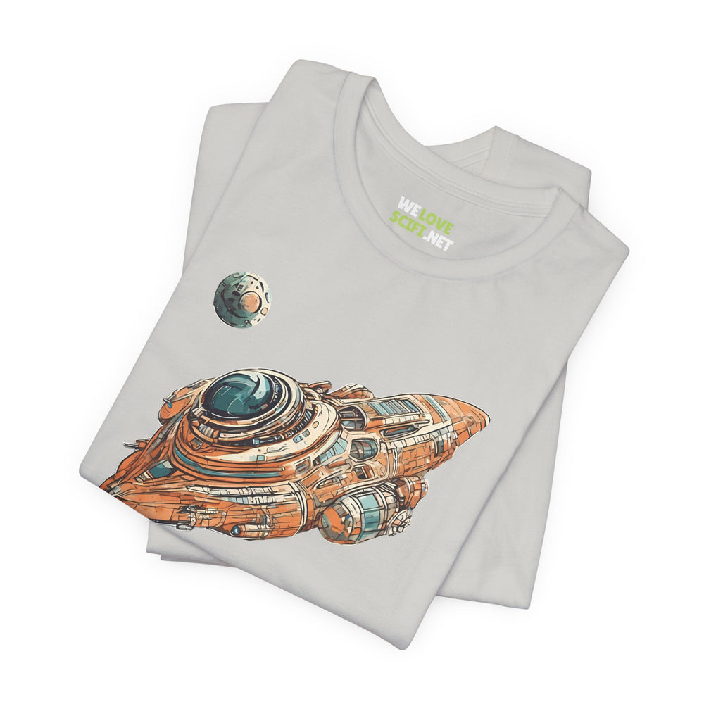 spaceship sci-fi t-shirt-Spaceship 76 Sci-Fi T-Shirt