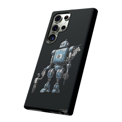 Robot Space Art Samsung Galaxy Case: Tough & Stylish