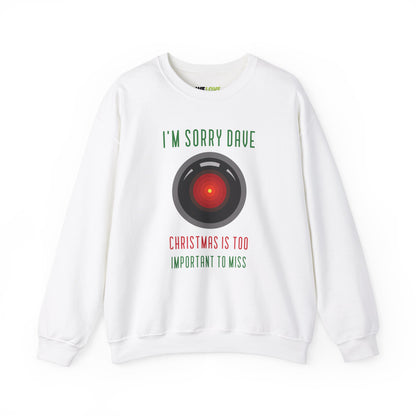 Too Important Christmas Funny HAL9000 Christmas Crewneck Sweatshirt-welovescifi.net