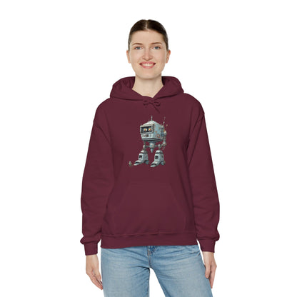 Get Out Of My Way Little Robot Spaceart Sci-Fi Hoodie