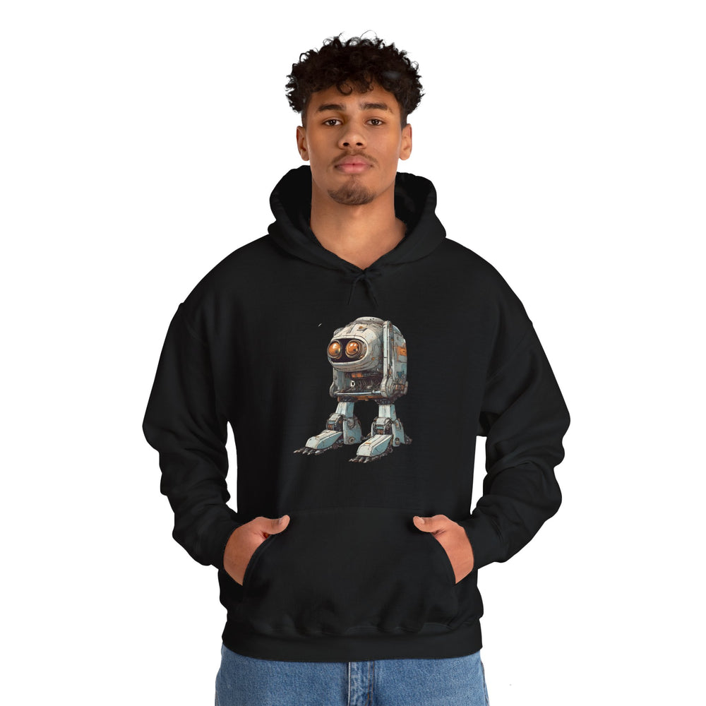 Hello Rusty Robot Spaceart Sci-Fi Hoodie-welovescifi.net