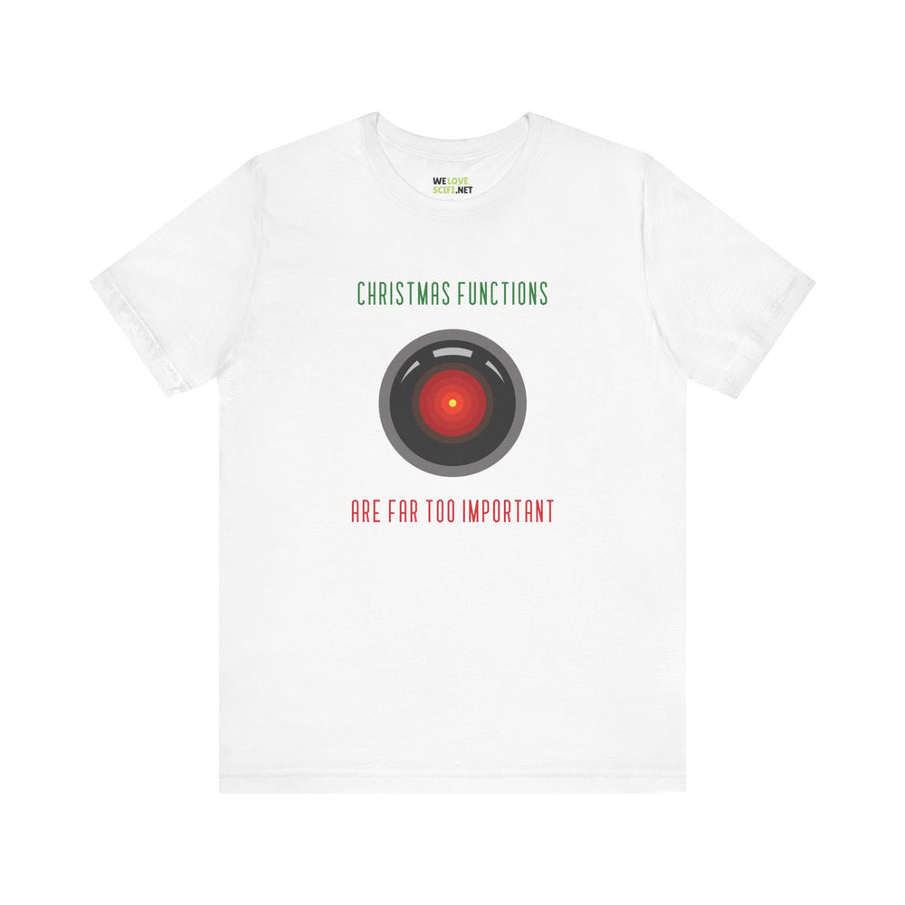 Too Important Christmas Funny HAL9000 Christmas Unisex Tee-welovescifi.net