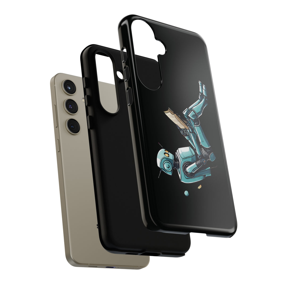 Robot Space Art Galaxy Cases Read Like a Robot WeLoveSciFi