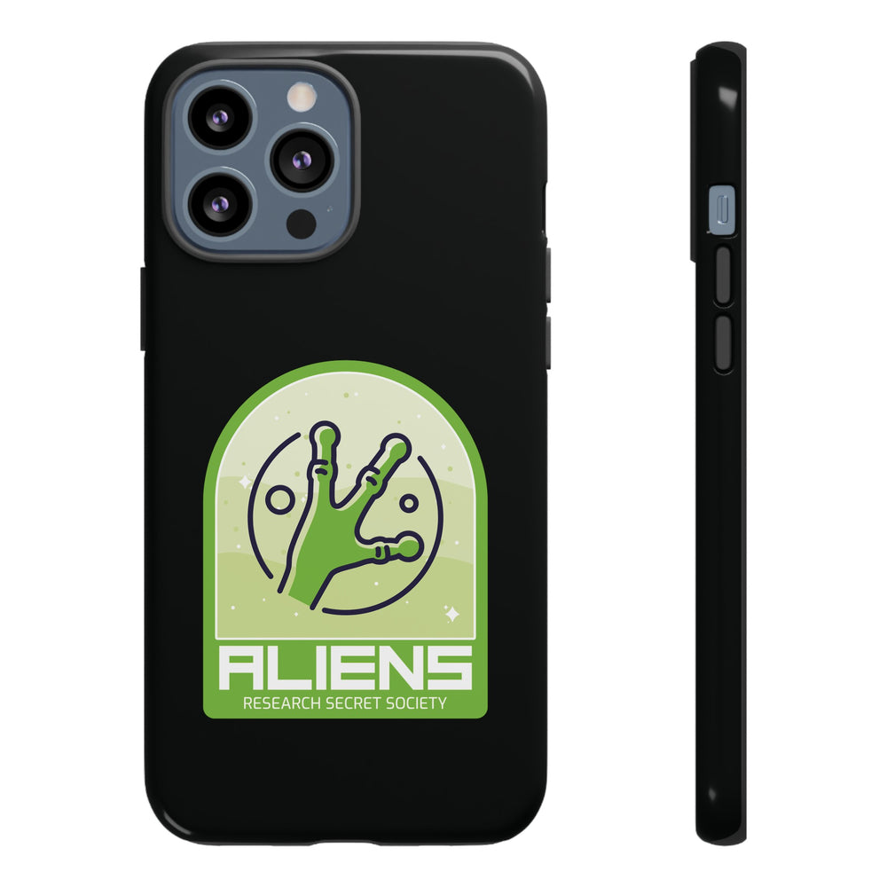 Aliens Research Secret Society UFO Sci-Fi iPhone Mobile Case