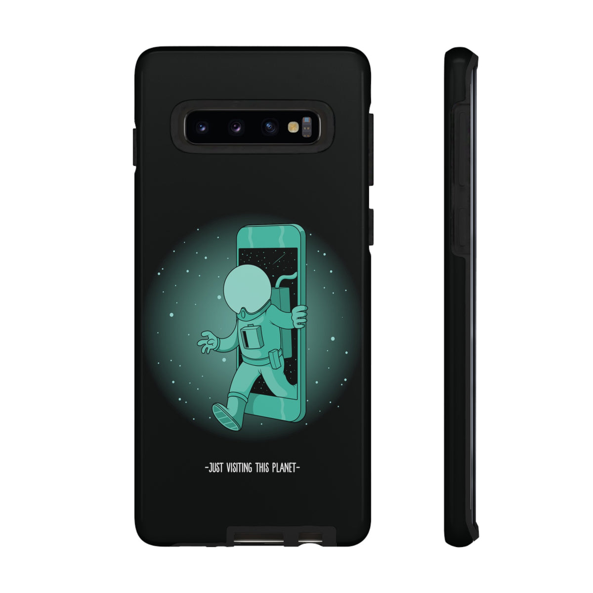 Funny Astronaut Mobile Cases - Just Visiting This Planet