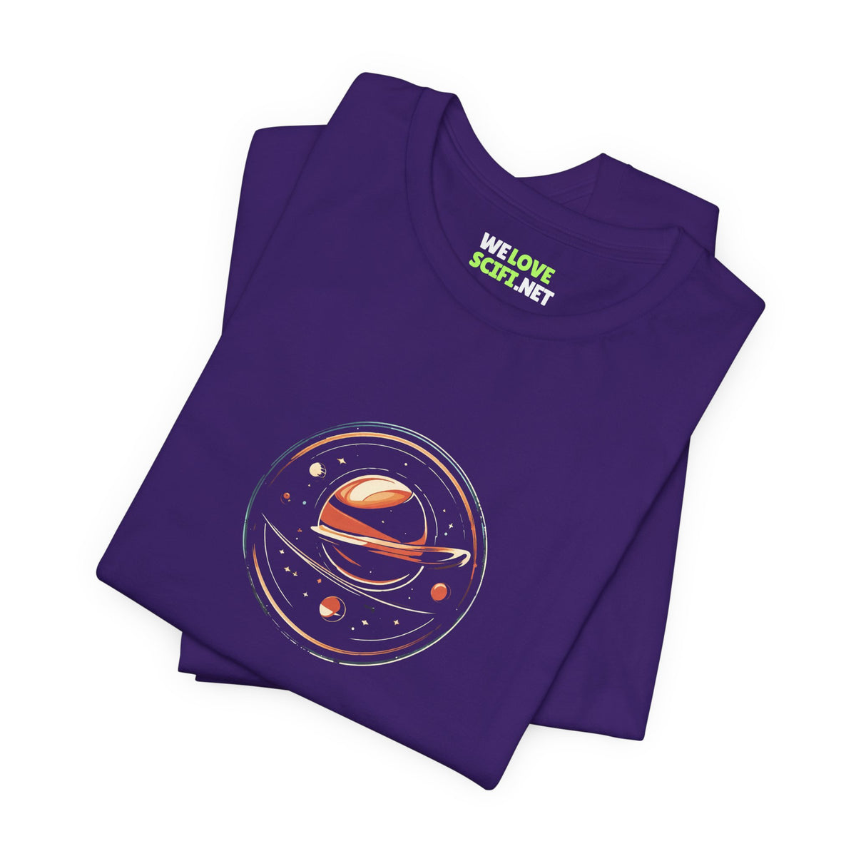 Spinning Space Art Sci Fi T Shirt | Unique Sci-Fi Design