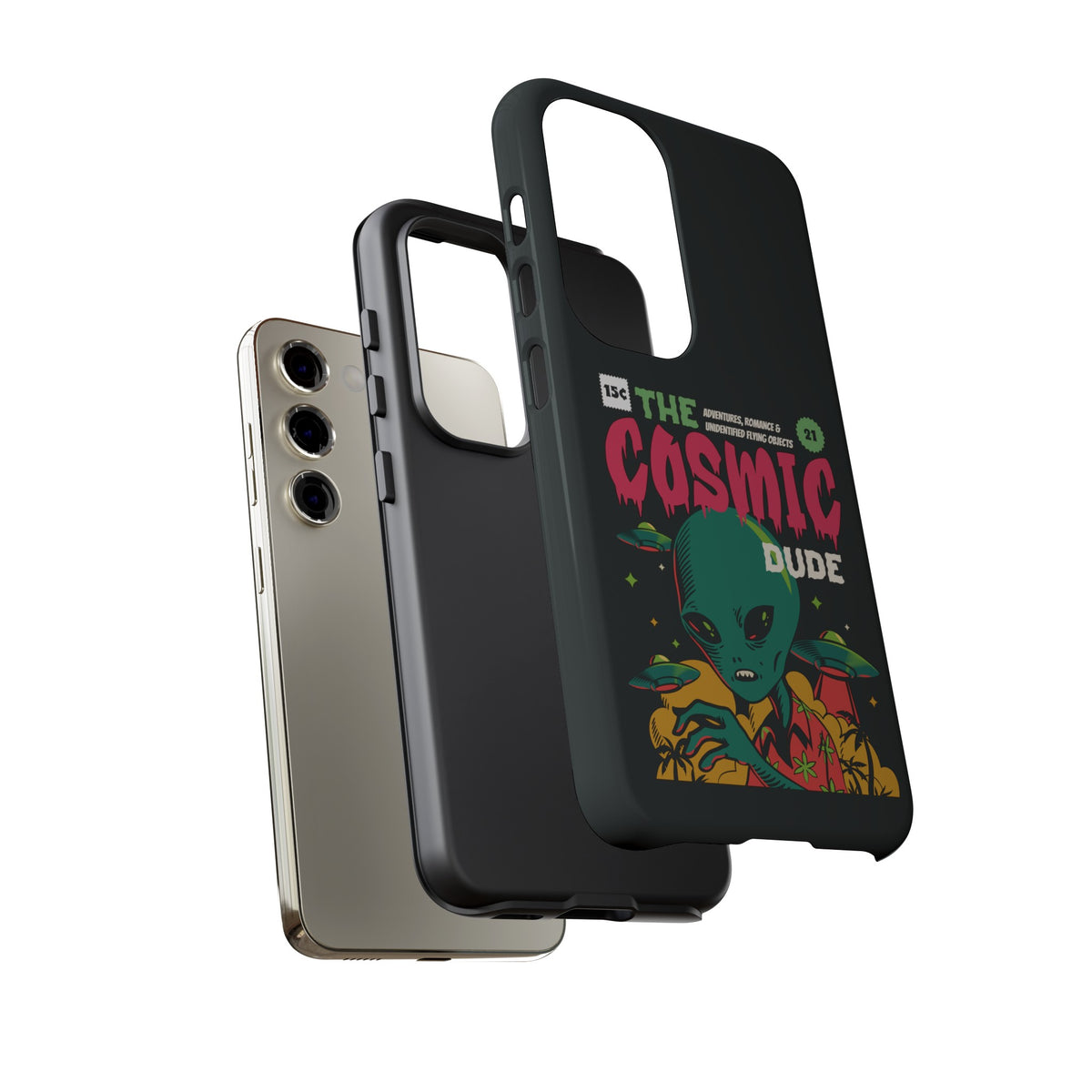 Retro Comic UFO Samsung Galaxy Cases