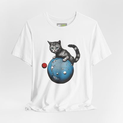 Space Player Cat 3 Sci-Fi T-Shirt | We Love Sci-Fi