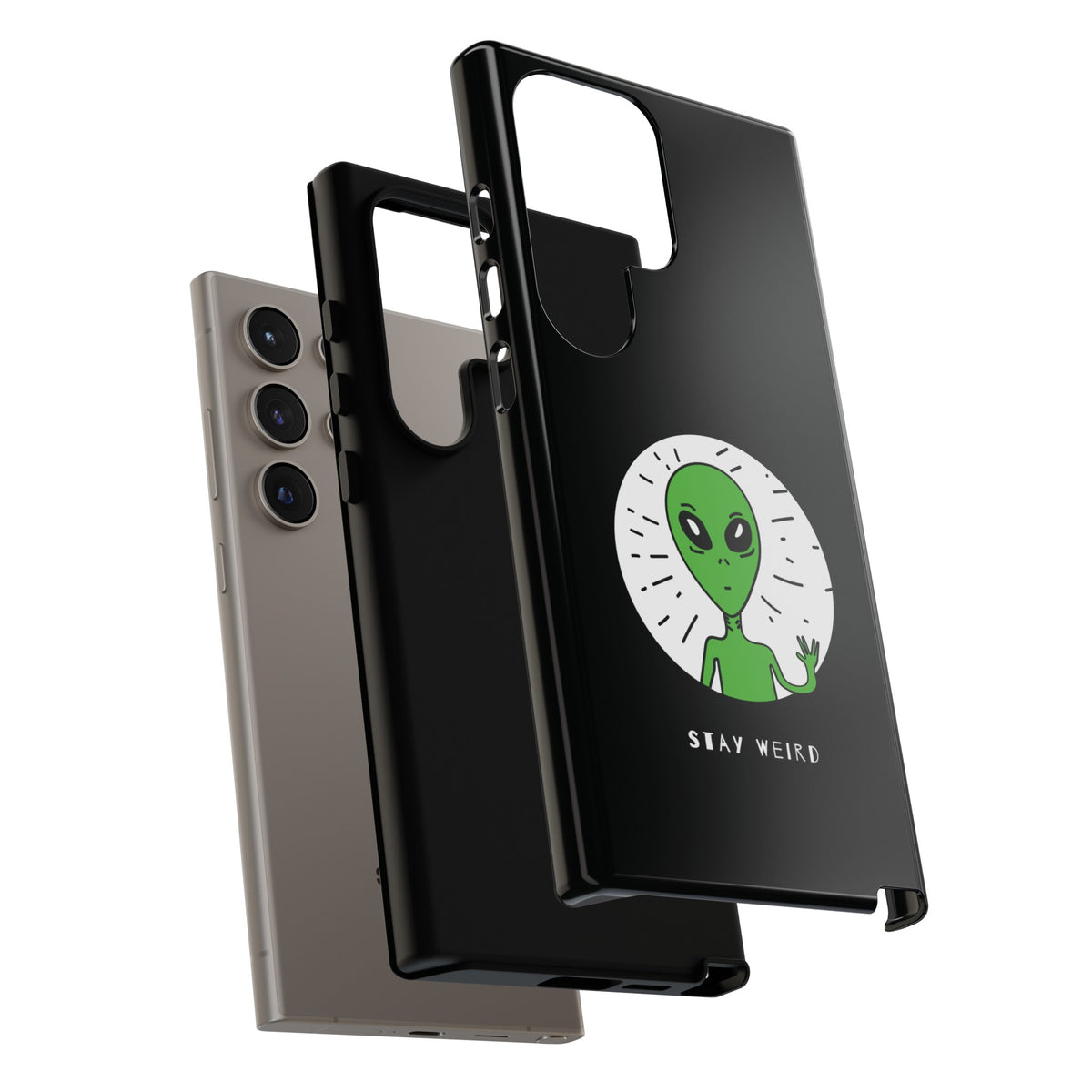 Stay Weird Alien Tough Phone Case | Samsung Galaxy