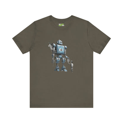 Bringing You Flower Robot SpaceArt SciFi T-Shirt-welovescifi