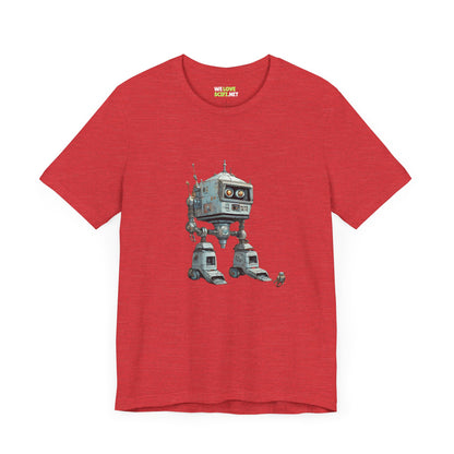 Get Out Of My Way Little Robot SpaceArt Sci-Fi T-Shirt