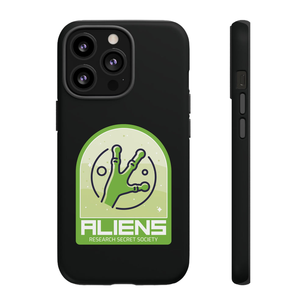 Aliens Research Secret Society UFO Sci-Fi iPhone Mobile Case