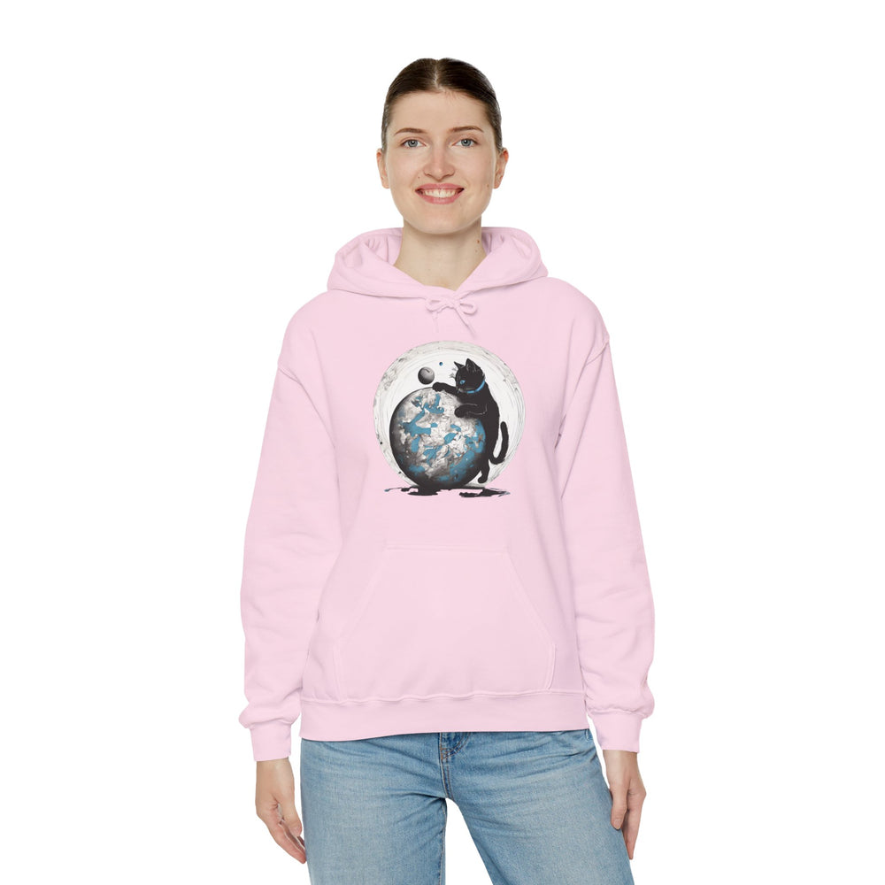 Space Player Cat Sci-Fi Hoodie - We Love Sci-Fi