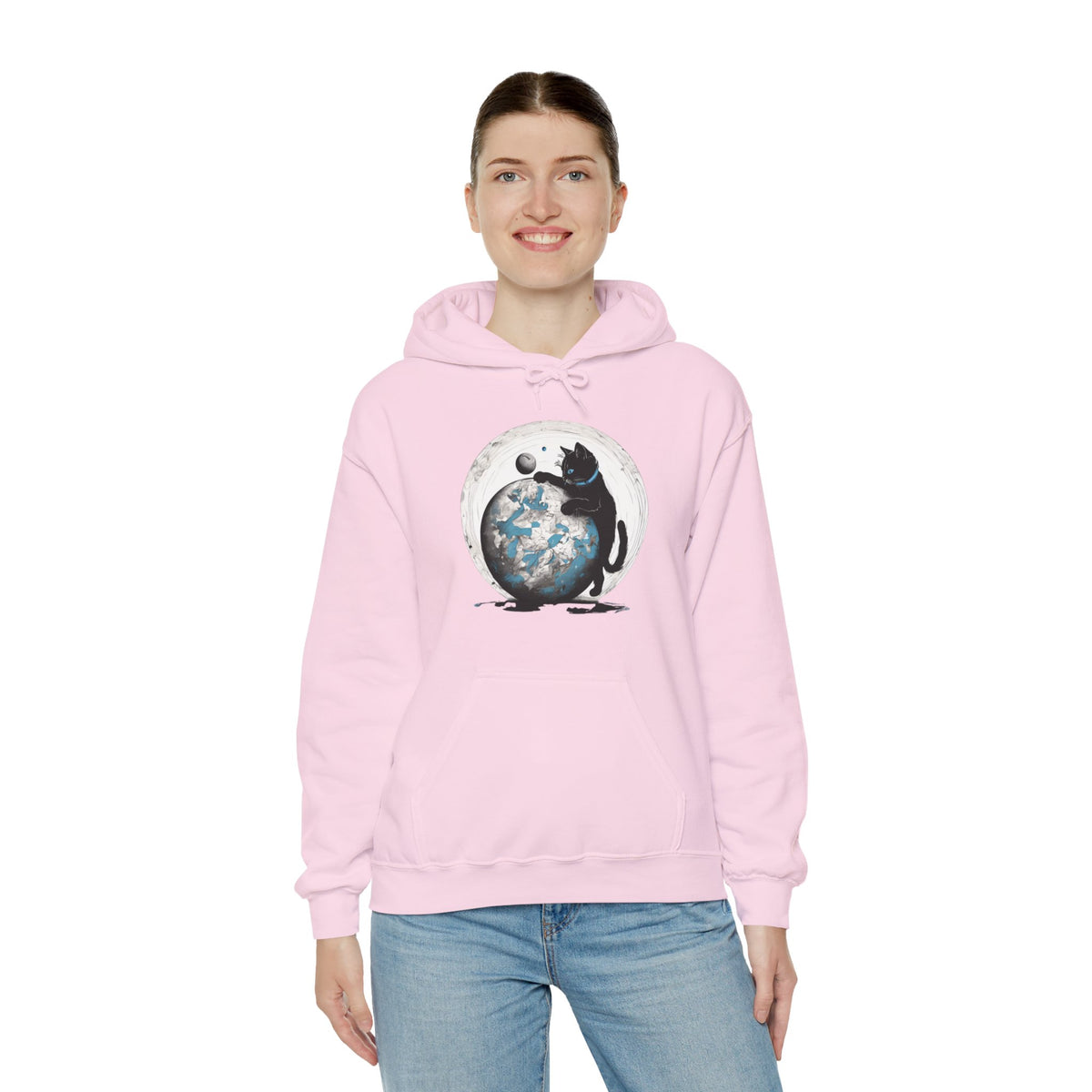 Space Player Cat Sci-Fi Hoodie - We Love Sci-Fi