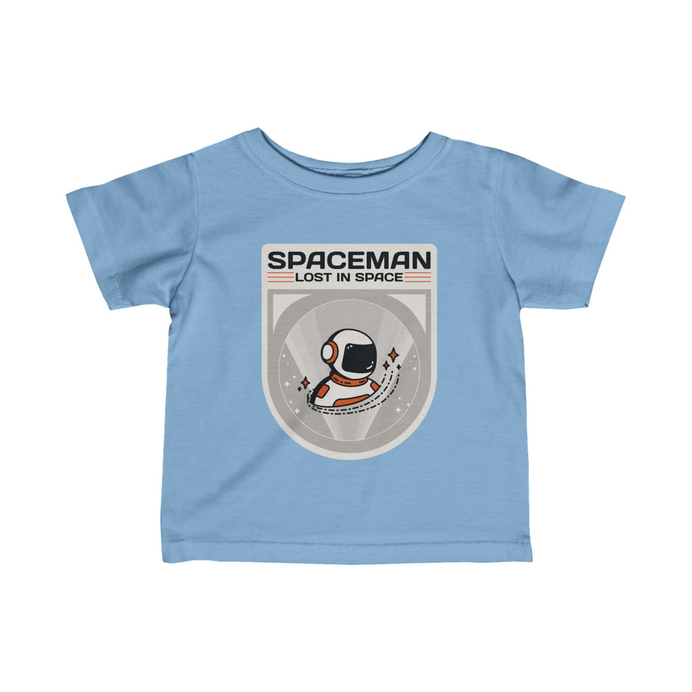 Spaceman Sign Infant Tee | Astronaut Infant Fine Jersey Tee