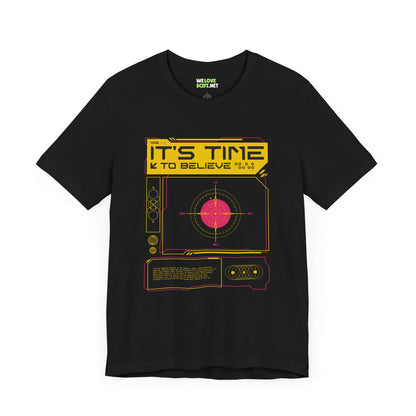 UFO Sci-Fi T-Shirt - 'It's Time to Believe' | WeLoveSciFi