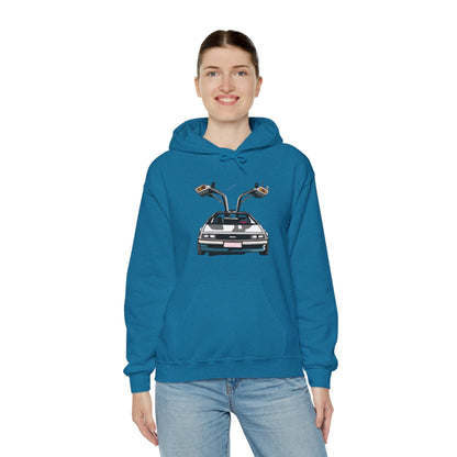 Delorian Sci-Fi Hoodie - Hop in My Delorian Sci-Fi Hoodie