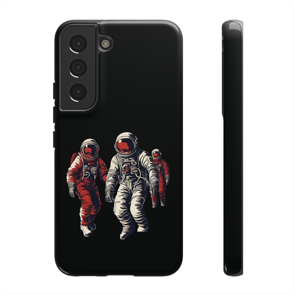 Astronauts In Red SpaceArt Tough Samsung Galaxy Mobile Cases