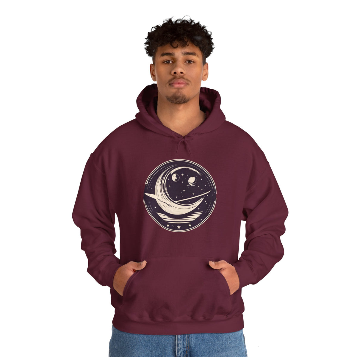 Don't Look Up Spaceart Sci-Fi Hoodie-welovescifi.net