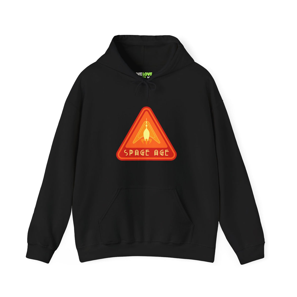 Space Age Sign Retro Sci-Fi Hoodie