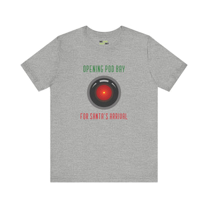 Opening Pod Bay Funny HAL9000 Christmas Unisex Tee-welovescifi.net