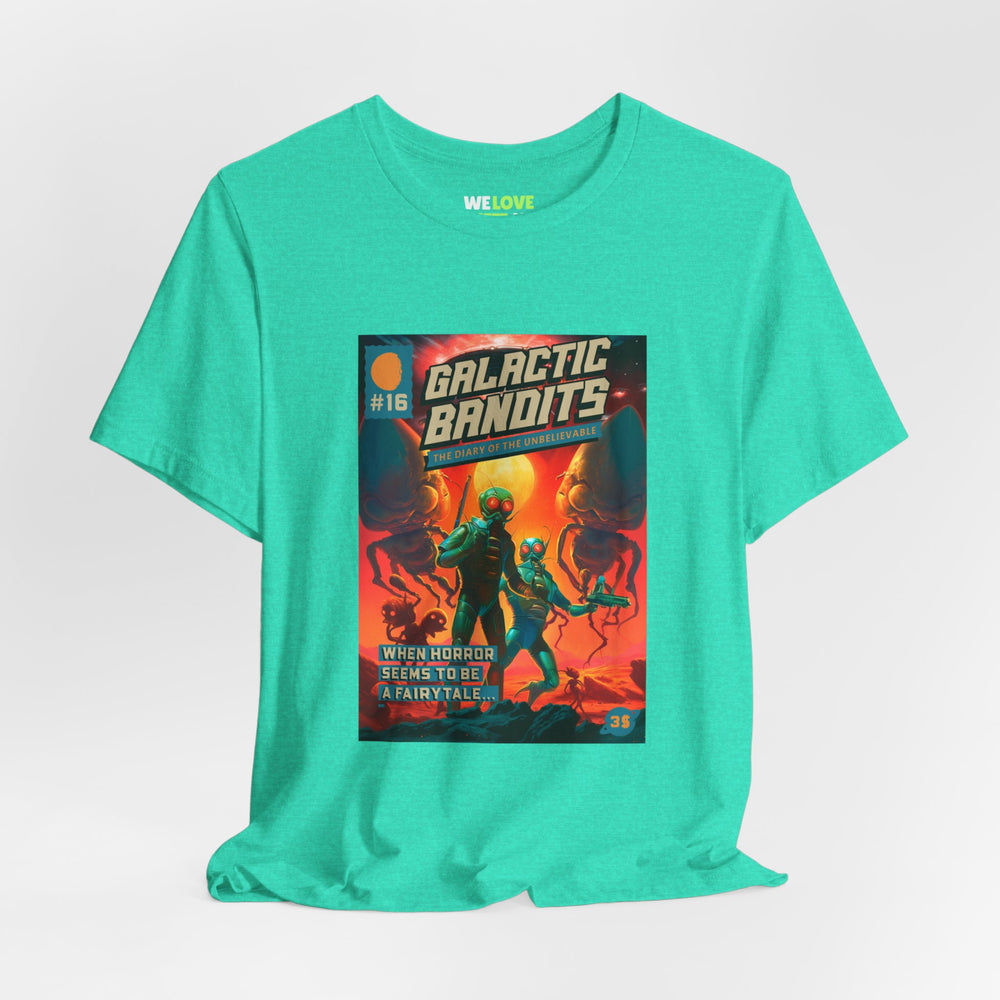 Galactic Bandits Retro Sci-Fi T-Shirt-welovescifi.net