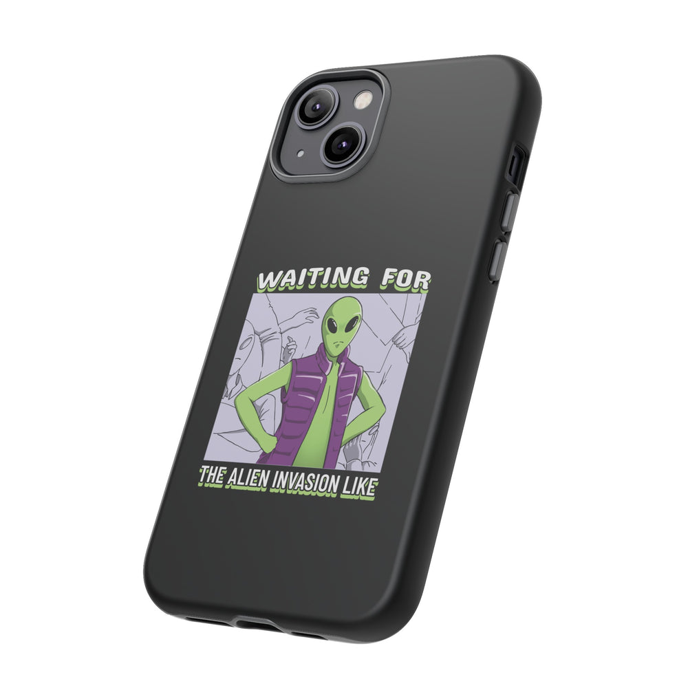 Waiting For The Alien Invasion Like Sci-Fi Tough iPhone Mobile Cases-welovescifi.net