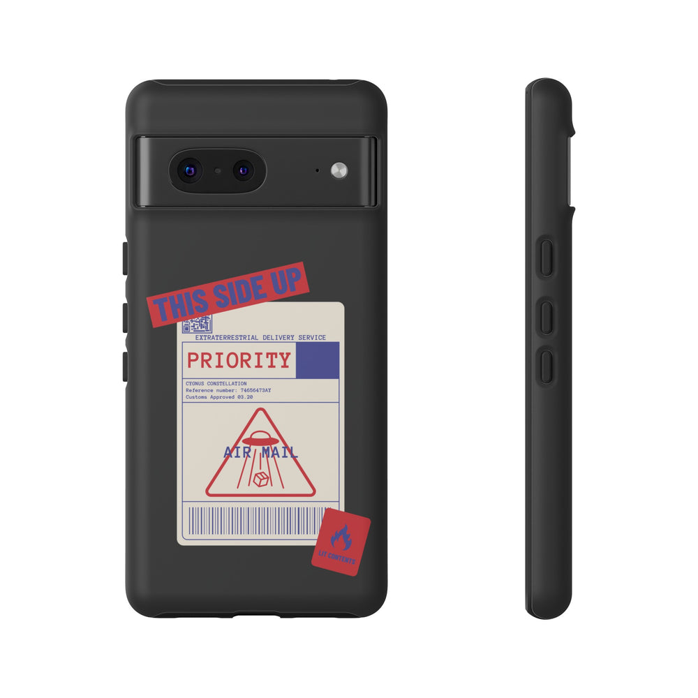 Funny UFO Sci-Fi Tough Google Pixel Mobile Cases