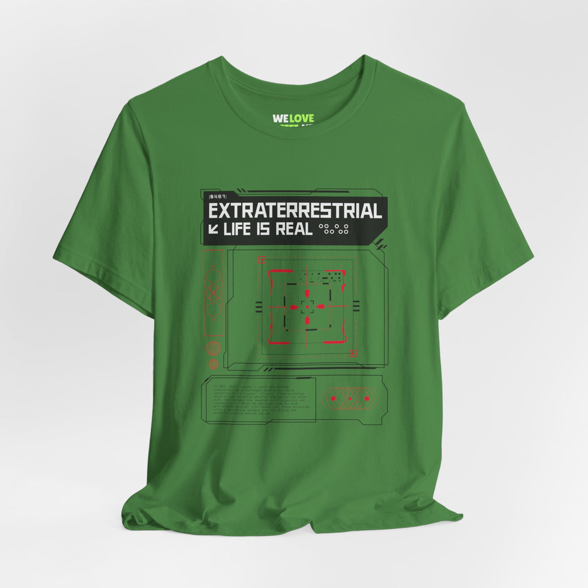 Exraterrestrial Life Is Real UFO Sci-Fi T-Shirt-welovescifi