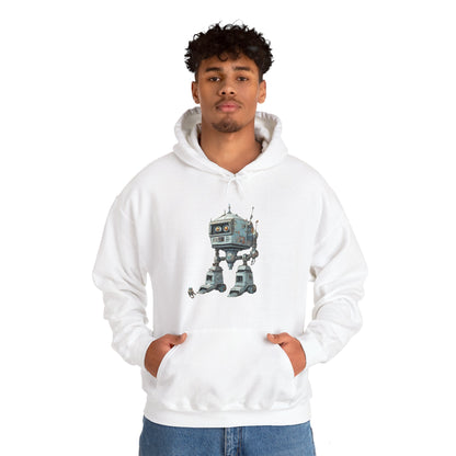 Get Out Of My Way Little Robot Spaceart Sci-Fi Hoodie