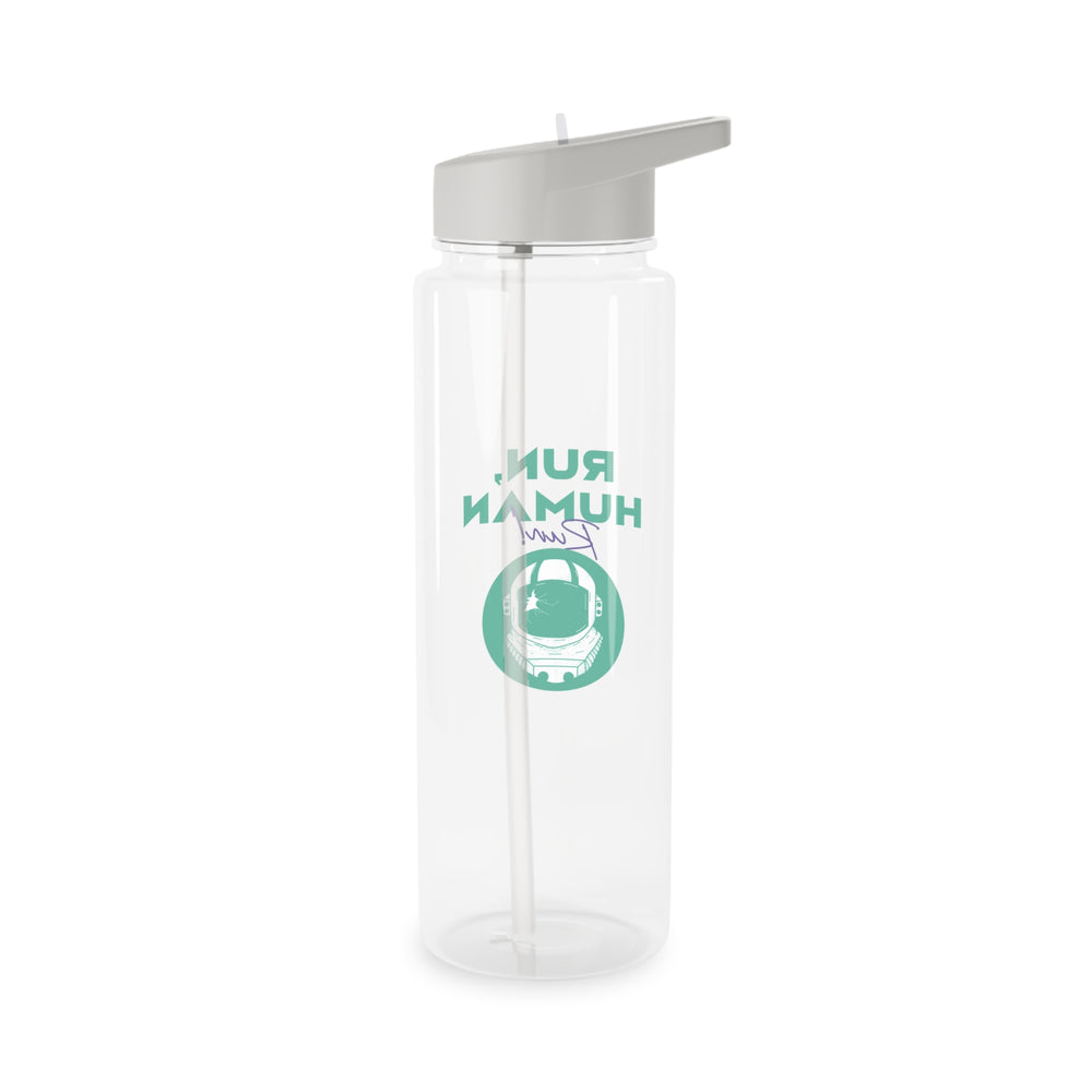 water bottle-Run Human Run Astronaut Tritan Water Bottle