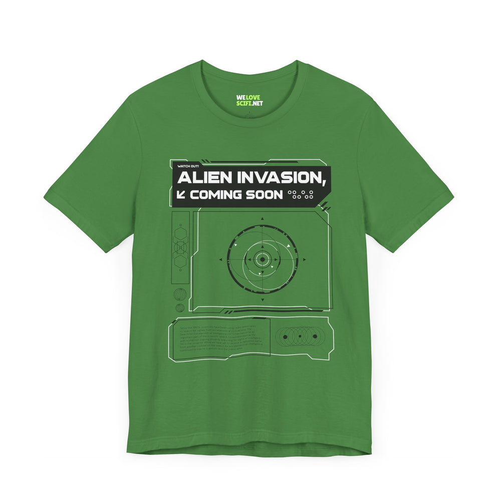 Alien Invasion Coming Soon Sci-Fi T-Shirt-welovescifi.net