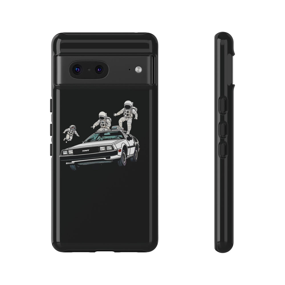 Party in a Delorean Astronaut Google Pixel Mobile Cases 