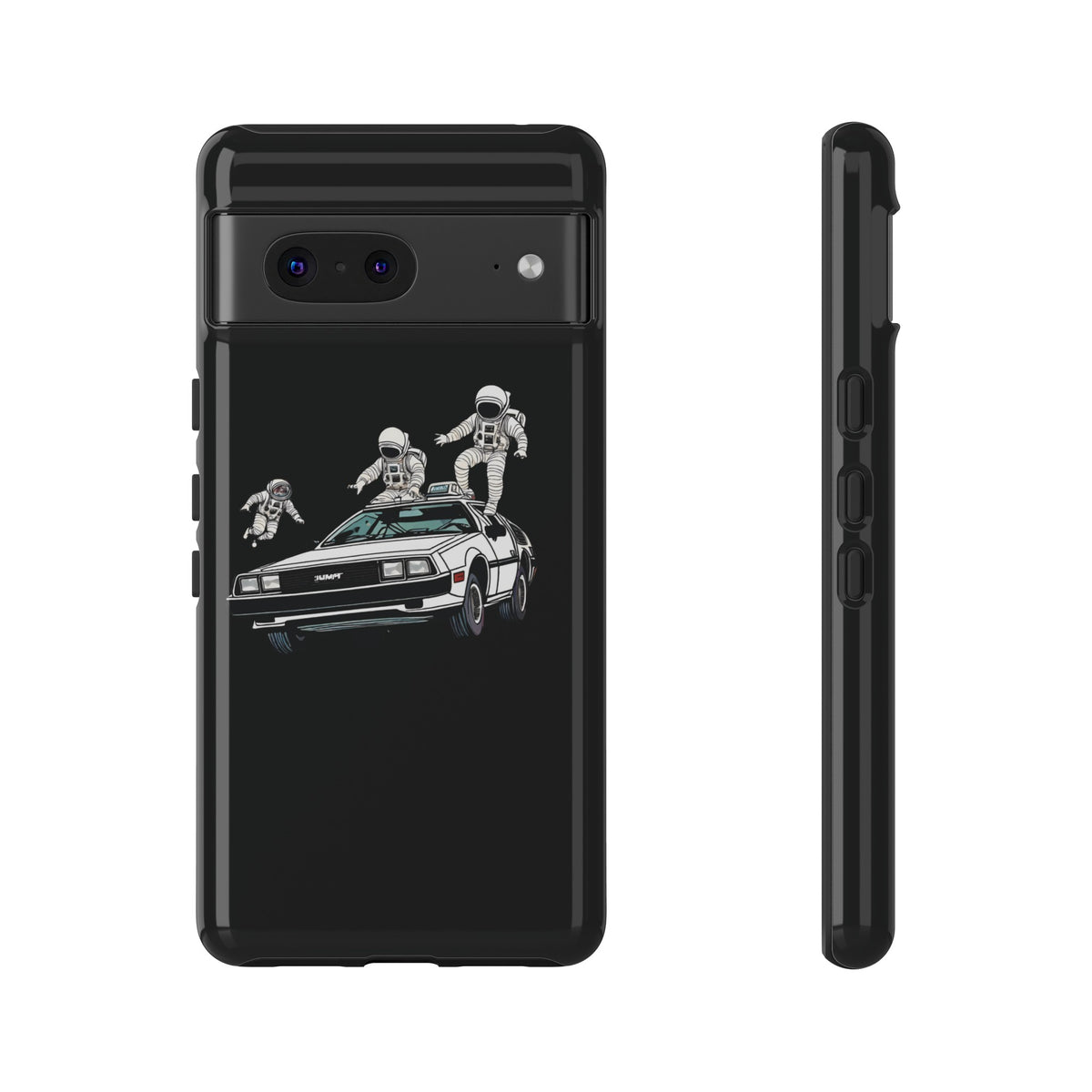 Party in a Delorean Astronaut Google Pixel Mobile Cases 