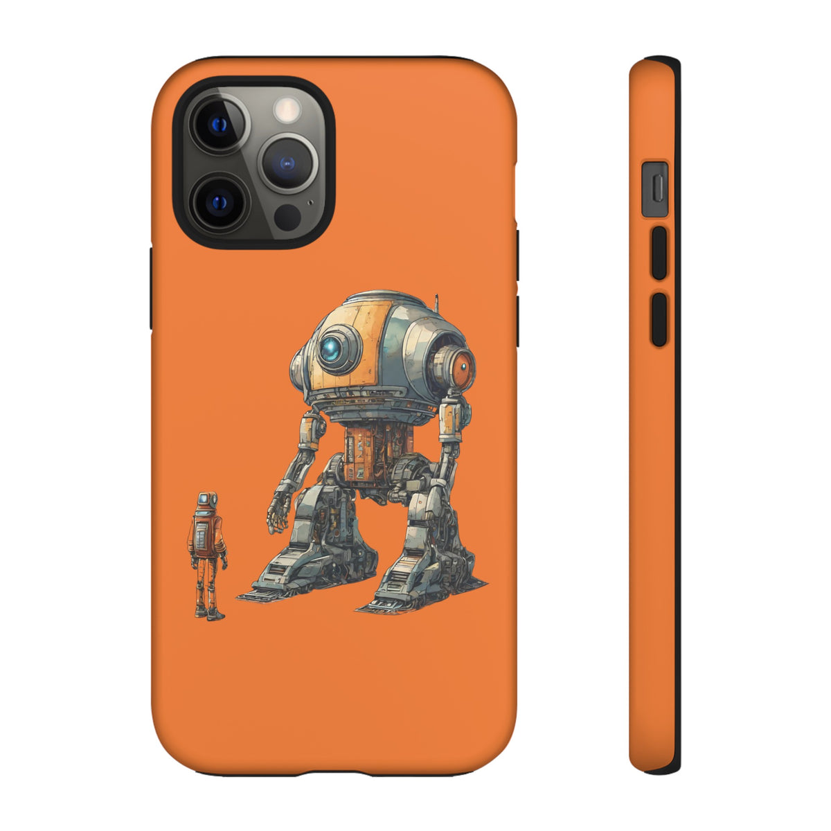 Robot Space Art iPhone Cases | Sci-Fi Tough Mobile Covers