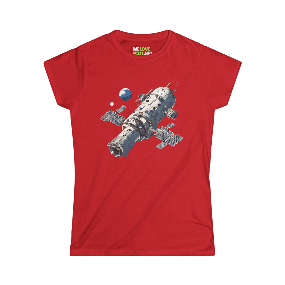 spaceship tee-Spaceship 283 Sci-Fi Woman's Tee