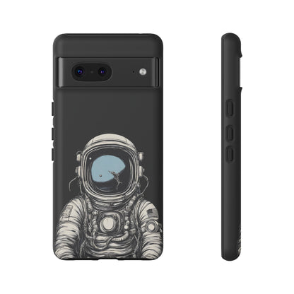 Hello Human Space Art Phone Case Tough Google Pixel Cover