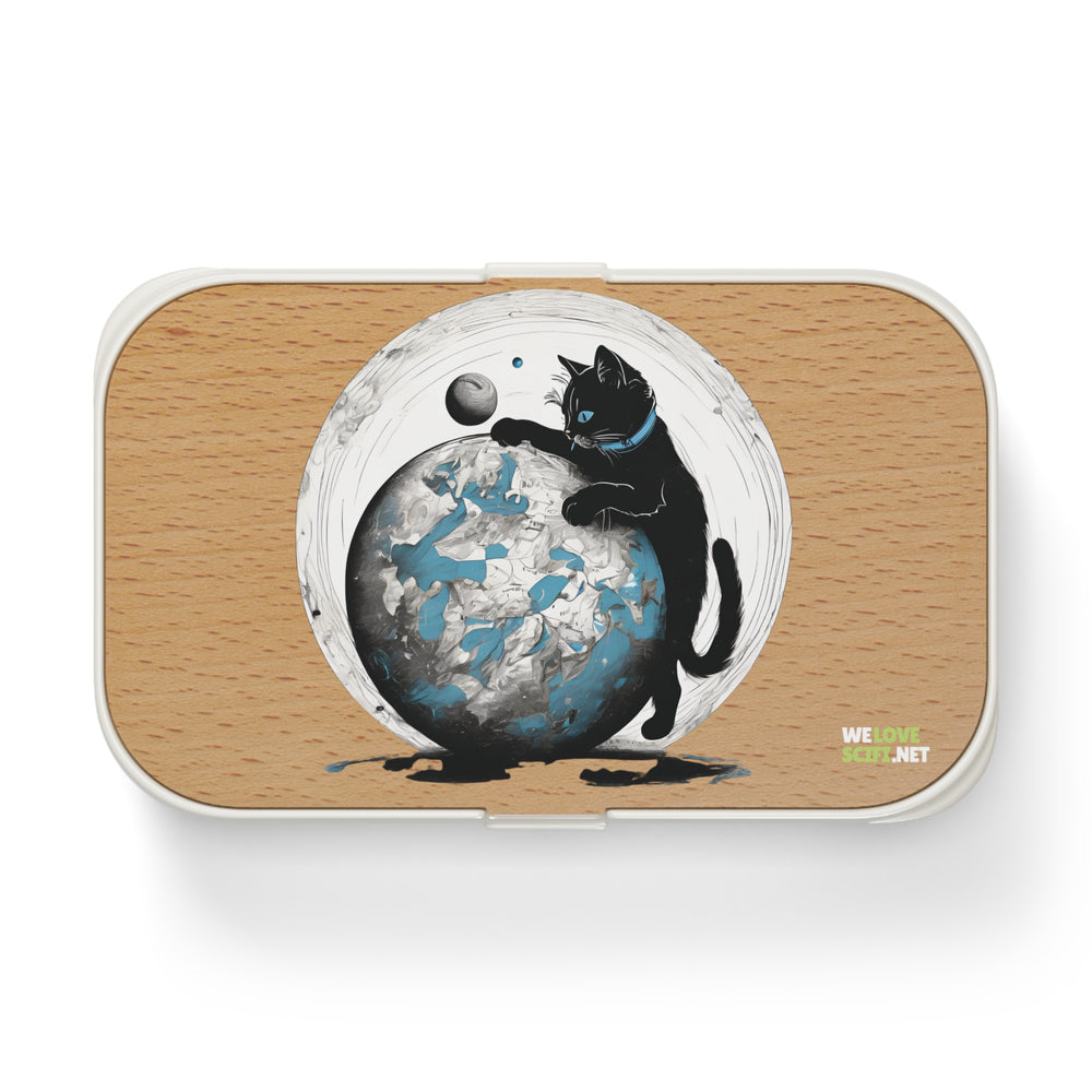 Player Cat Sci-Fi Bento Lunch Box | Perfect for Sci-Fi Fans