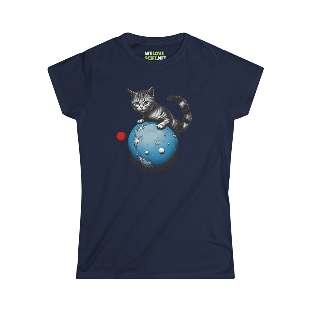 Space Player Cat 3 Woman's Tee - Sci-Fi Clothing