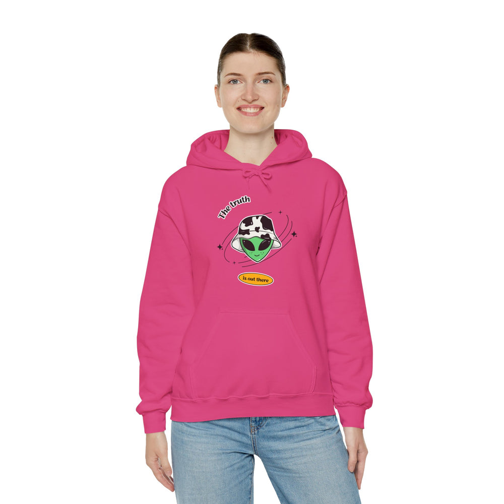 Funny Cow Alien Hoodie - The Truth is Out There 