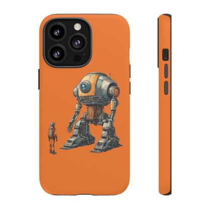 Robot Space Art iPhone Cases | Sci-Fi Tough Mobile Covers