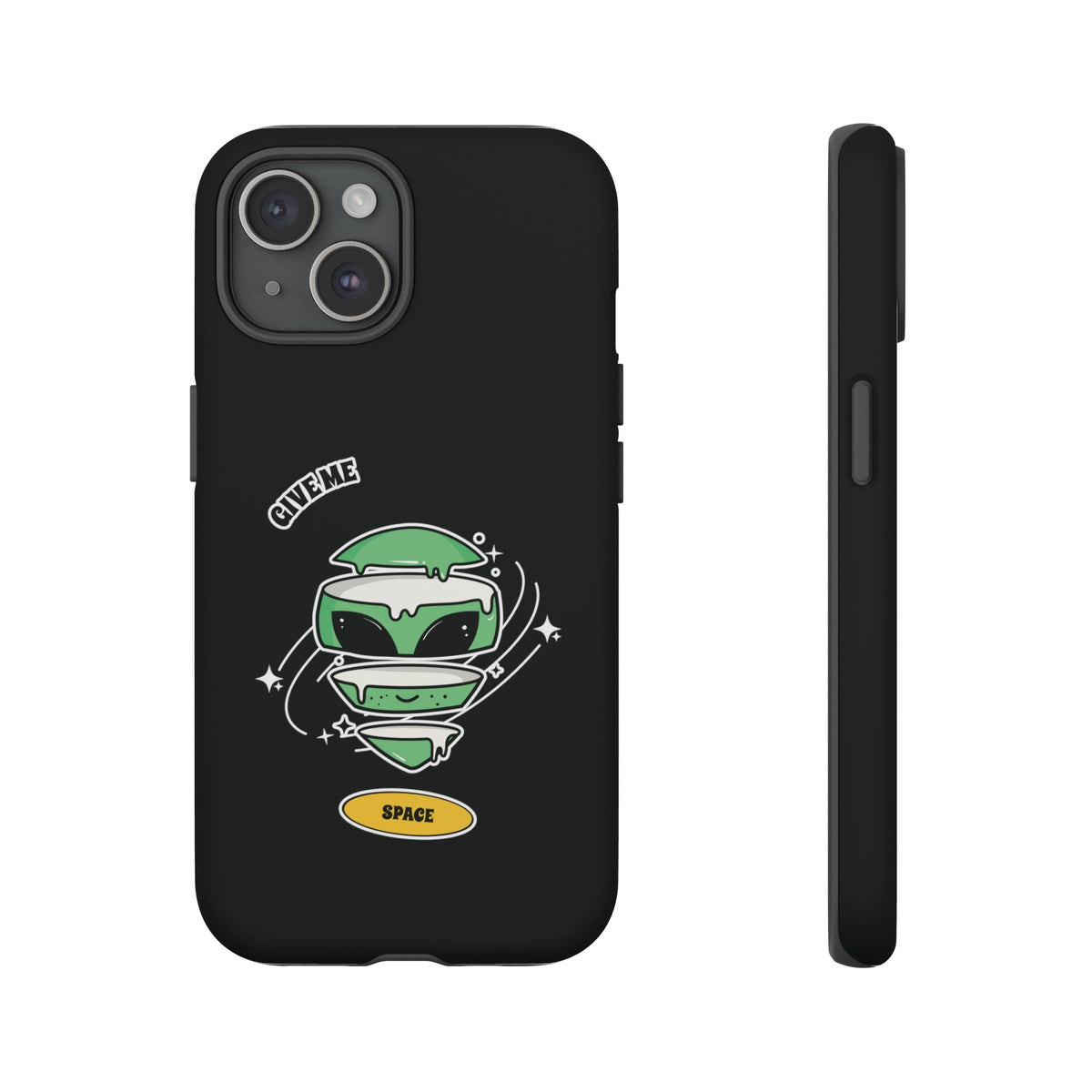 Space Funny UFO Sci-Fi Tough iPhone Mobile Cases-welovescifi